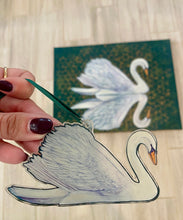 Load image into Gallery viewer, Swan Acrylic Ornament