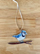 Load image into Gallery viewer, Blue Jay Acrylic Ornament
