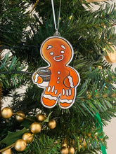 Load image into Gallery viewer, Gingerbread Latte Acrylic Ornament
