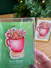 Load image into Gallery viewer, Gingerbread Cocoa Acrylic Ornament

